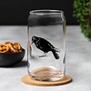 Counter Couture Crow Beer Can Glass