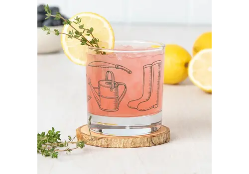  Counter Couture Gardening Rocks Glass 