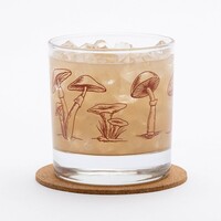 Mushroom Rocks Glass