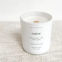 Matte White Candle NATIVE