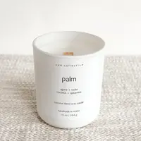 Matte White Candle PALM