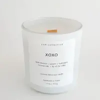 Matte White Candle XOXO