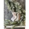 6' Silver Fir Garland with Snow