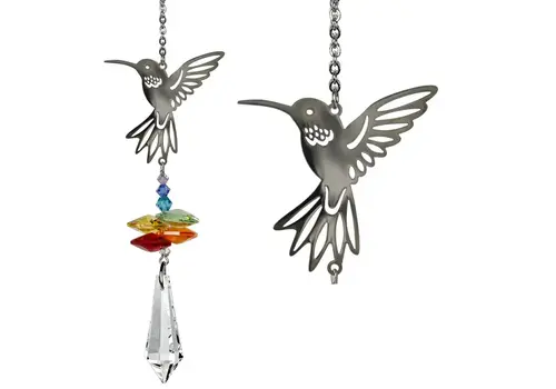  Woodstock Chimes Crystal Fantasy Suncatcher Hummingbird 