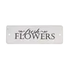 Fresh Flowers Metal Wall Decor