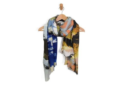  Joy Accessories Abstract Paint Scarf 