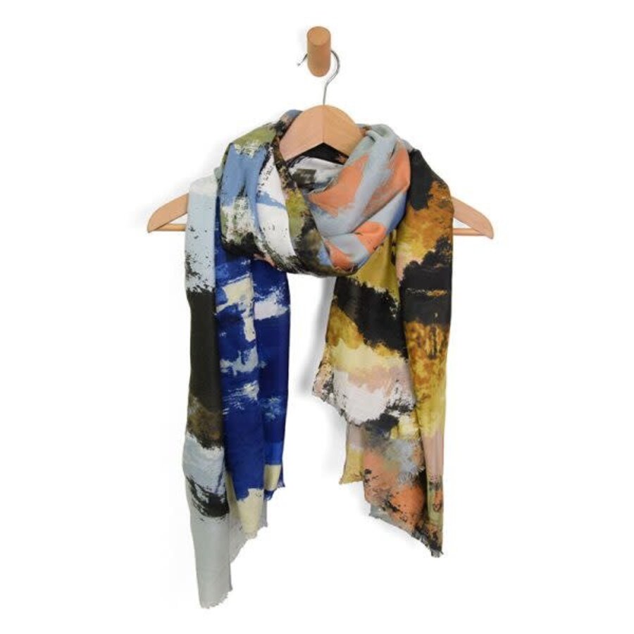 Abstract Paint Scarf