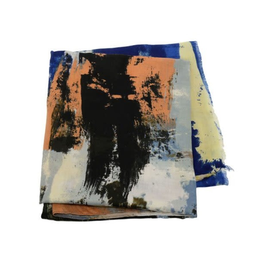 Abstract Paint Scarf