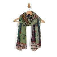Boho Paisley Floral Scarf