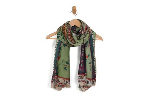  Joy Accessories Boho Paisley Floral Scarf 