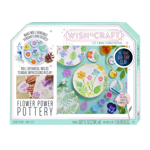  Bright Stripes Wish*Craft Flower Power Pottery 