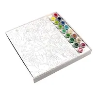 Paint By Numbers Frog & Mushroom