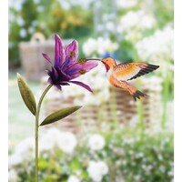Hummingbird Flower Stake Rufous