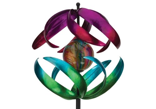  Solar Vertical Wind Spinner - Swirl 