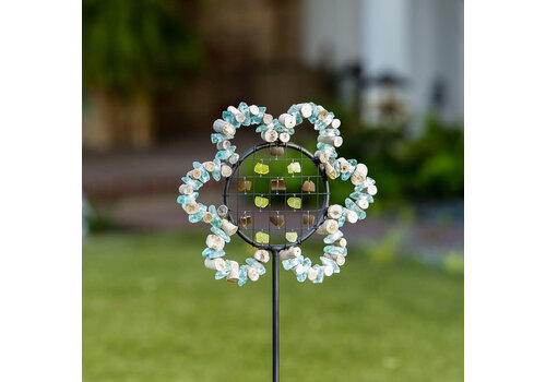  Garden Age Glass Sunflower Garden Stake 