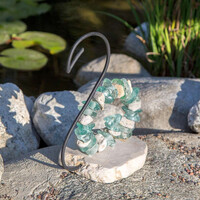 Stone & Glass Swan