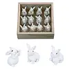 Resin White Bunny