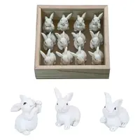 Resin White Bunny