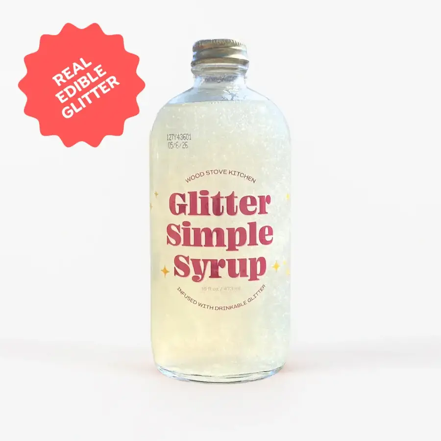 Glitter Simple Syrup 16 oz.