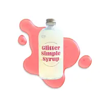 Glitter Simple Syrup 16 oz.