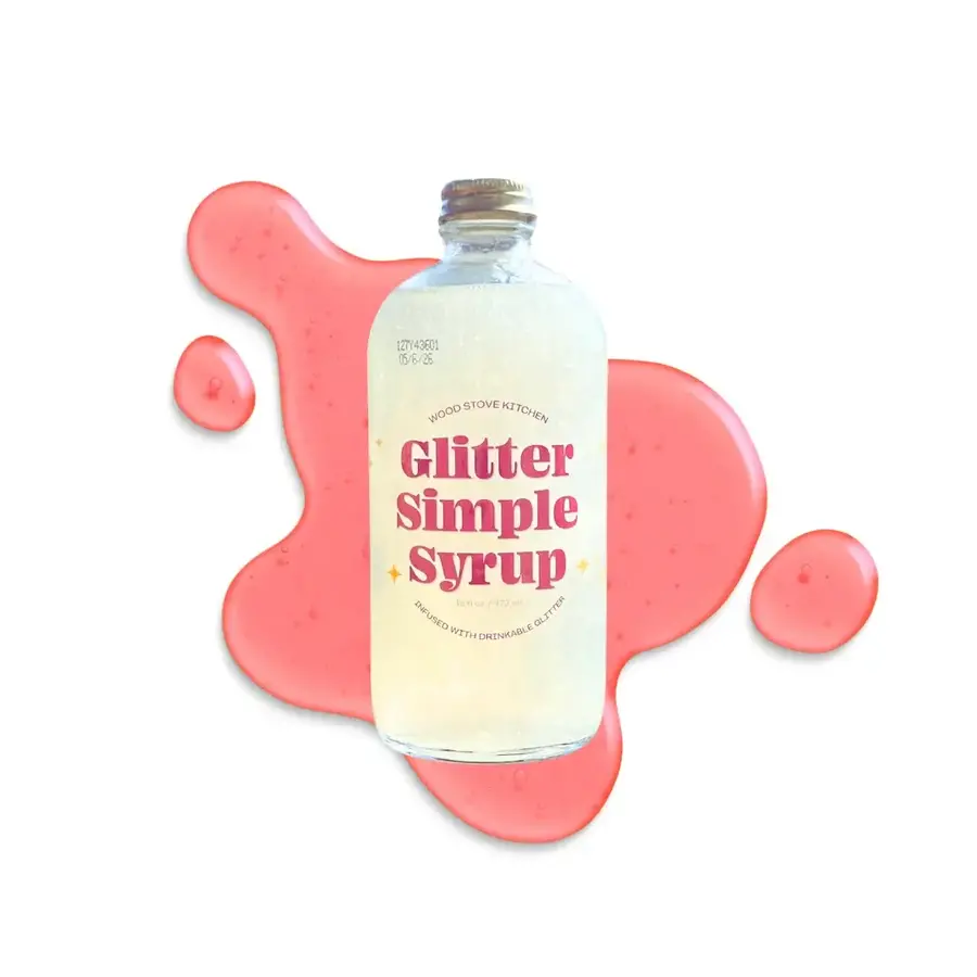 Glitter Simple Syrup 16 oz.