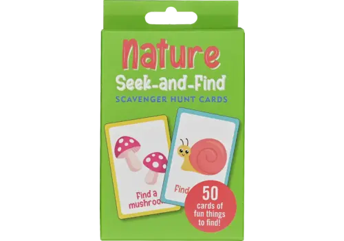  Peter Pauper Press Nature Seek-And-Find Scavenger Hunt Cards 