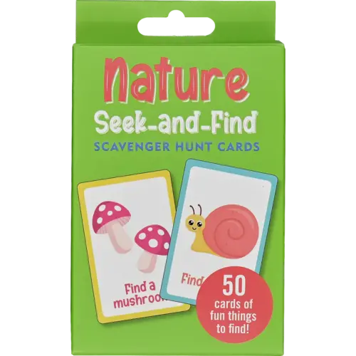  Peter Pauper Press Nature Seek-And-Find Scavenger Hunt Cards 
