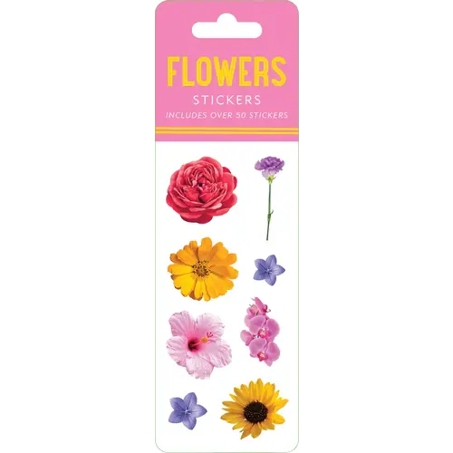 Peter Pauper Press Flowers Sticker Set   Peter Pauper Press Flowers Sticker Set