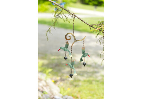  Multi Color Hummingbird Wind Chime 