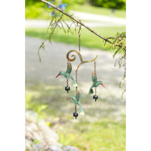  Multi Color Hummingbird Wind Chime 