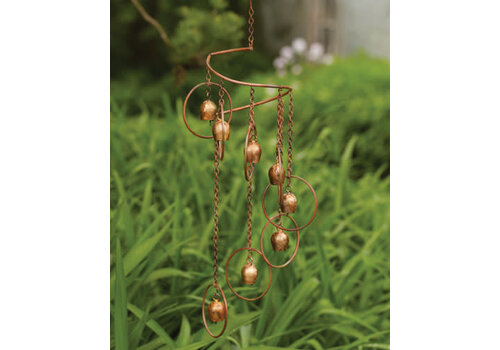  Circle with Bells Spiral Mobile 