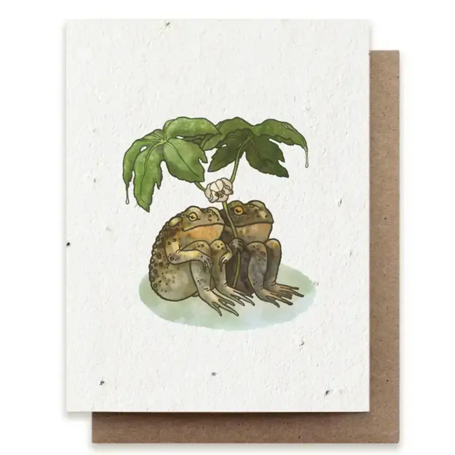 Plantable Herbs Card - Two Toads