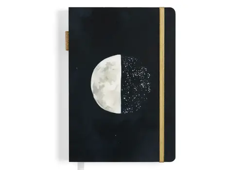  1canoe2 Speckled Moon Blank Journal 