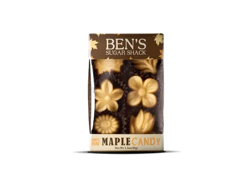  Ben's Sugar Shack NH Maple Candy 6 pack Flowers 