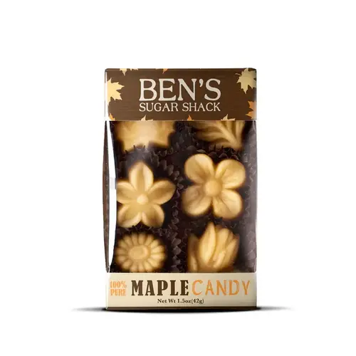  Ben's Sugar Shack NH Maple Candy 6 pack Flowers 
