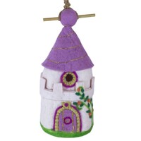 Fairy Castle Wool Birdhouse