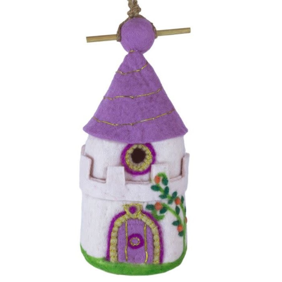 Fairy Castle Wool Birdhouse