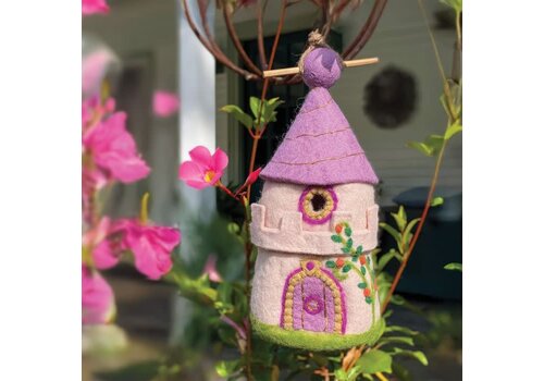 Fairy Castle Wool Birdhouse   Fairy Castle Wool Birdhouse