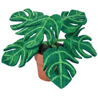 Felted Potted Plant Monstera