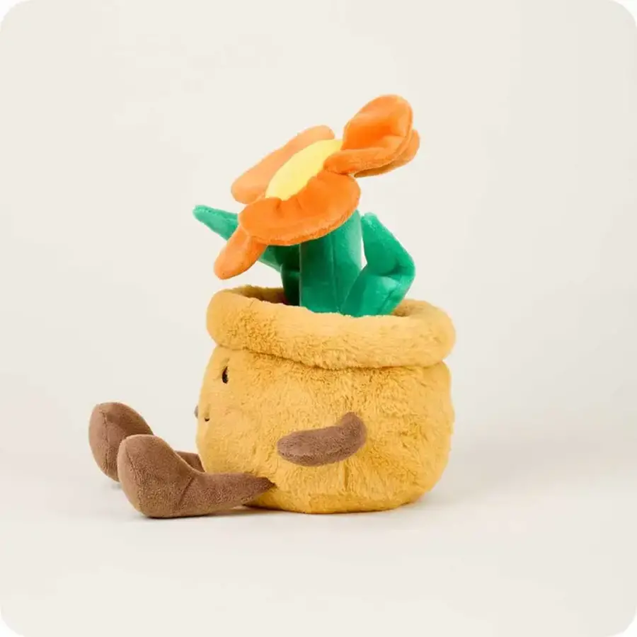 Orange Flower Pot Warmie