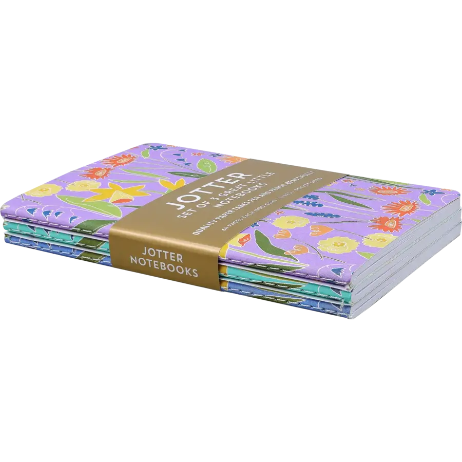 Daffodils Jotter Notebooks set of 3