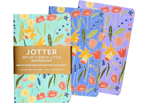 Peter Pauper Press Daffodils Jotter Notebooks set of 3   Peter Pauper Press Daffodils Jotter Notebooks set of 3