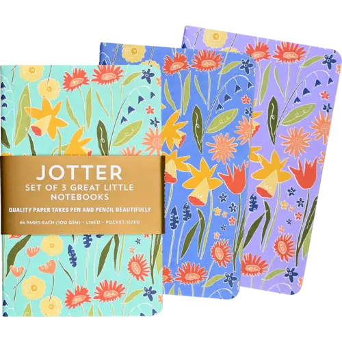 Peter Pauper Press Daffodils Jotter Notebooks set of 3   Peter Pauper Press Daffodils Jotter Notebooks set of 3
