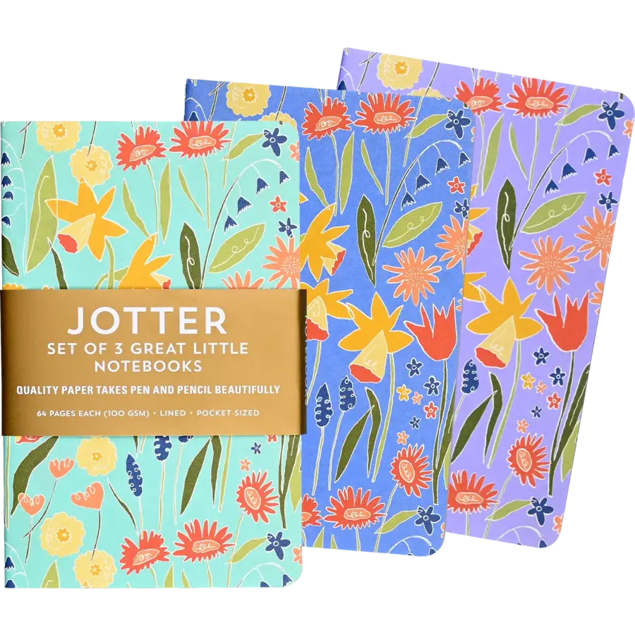 Daffodils Jotter Notebooks set of 3