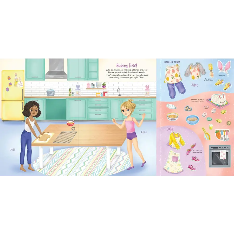 Easter Fun Sticker Doll Dress-Up Book
