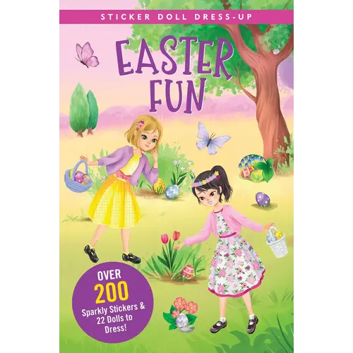  Peter Pauper Press Easter Fun Sticker Doll Dress-Up Book 