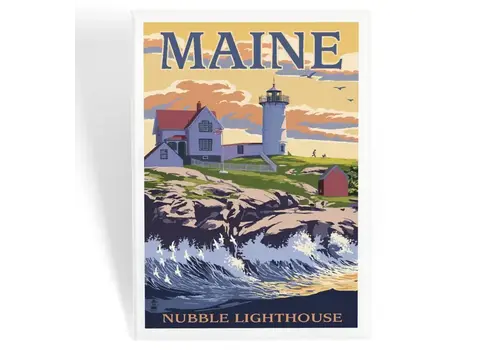  Lantern Press Nubble Lighthouse Magnet 