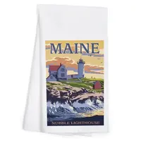 Nubble Lighthouse Tea Towel