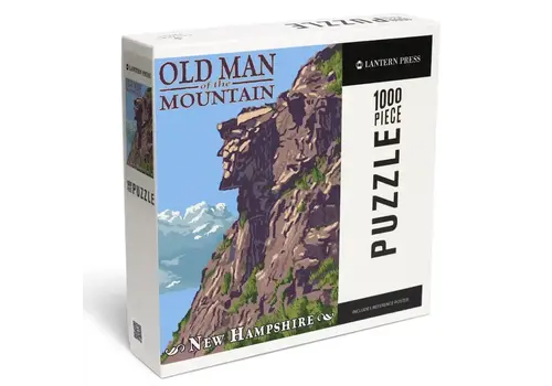  Lantern Press NH Old Man of the Mountain Puzzle 1000 PC 