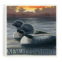 NH Common Loon Coaster